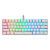 Teclado Mecânico Gamer Motospeed Branco Switch Blue com fio - CK61 - Imagem 1