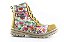 Bota Vegano Shoes Naturale Floral Mostarda - Imagem 1