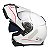 Capacete GP Tech A118 Road Brilhante Branco e Vermelho - Imagem 1