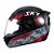 Capacete Sky Cybersnake Fosco Vermelho 58 - Imagem 3