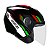 Capacete EBF Spark Jet Sting Branco 58 - Imagem 1