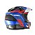 Capacete Crossover Adventure Vermelho Azul e Branco 62 - Imagem 2