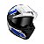 Capacete GP Tech A118 SV Fusion Articulado Preto Azul 58 - Imagem 4