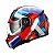 Capacete GP Tech A118 SV Fusion Articulado Vermelho Azul 61 - Imagem 7