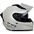 Capacete GP Tech V128 Monocolor SV Viseira Solar Branco Perolizado 58 - Imagem 1