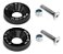 Kit de Fixação de Placa de Motos Preto - Imagem 1