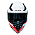 Capacete GP Tech V128 Start Branco Vermelho Azul 61 - Imagem 2