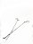 Pinça Halstead  (Longuete) Curva 21 cm - Imagem 1