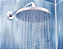 Ducha Chuveiro Aquecedor Solar Gás Redondo Cr 20x20Cms - Imagem 7