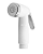 Gatilho De Ducha Higiênica Chuveirinho Branco ABS + Suporte - Imagem 2