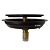 Ralo Click Inteligente P/ Banheiro Redondo 10 Cm Inox Preto - Imagem 3