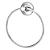 Suporte Toalheiro Banheiro Porta Toalha Argola Rosto Inox - Imagem 2