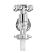 Torneira Para Jardim Tanque Metal Alavanca Cromada 1128 C-33 - Imagem 4