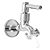 Torneira Para Jardim Tanque Metal Alavanca Cromada 1128 C-72 - Imagem 5