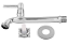 Torneira Tanque Jardim Coz. Parede Metal Com Bico 1159 C-72 - Imagem 4