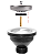 Válvula Pia Cozinha Americana Escoamento 4.1/2" Aço Inox - Imagem 6