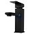 Torneira Monocomando Misturador Banheiro Preta Baixa 1142 - Imagem 1