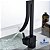 Torneira Lavabo Banheiro Monocomando Curve Preta 2172 - Imagem 6