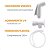 DUCHA HIGIÊNICA KIT COMPLETO COM GATILHO E REGISTRO ABS - Imagem 6