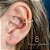 Piercing Fake Cruz Cravejado - Duplo - Imagem 1
