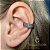 Piercing Fake Cruz Cravejado - Duplo - Imagem 2