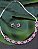 Conjunto Chocker Pedras Coloridas - Imagem 1