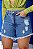 KIT ATACADO 3 UNIDADES | Short Jeans Feminino Dariah - Azul - Imagem 4