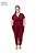 Calça feminina de malha canelada confort com bolso faca e punho na perna - Ref 68.105 - Imagem 2