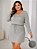 Vestido Feminino de Malha Shine Metalizado - Ref 61.600 - Imagem 1