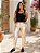 Calça Skinny de Tecido Bengaline Foil - Ref 73.108 - Imagem 2
