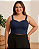 Blusa Cropped de Sarja Bengaline - Ref 68.51 - Imagem 6