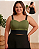 Blusa Cropped de Sarja Bengaline - Ref 68.51 - Imagem 3