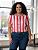 Camisa Feminina Listrada - Ref 52.35 - Imagem 1