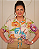 Camisa Estilo Cropped de Viscose Estampado - Ref 72.208 - Imagem 1