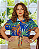 Camisa Estilo Cropped Viscose Estampado - Ref 72.208 - Imagem 1