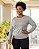 Blusa feminina básica decote redondo de viscolycra superlastic lisa Ref. 77.01 - Imagem 6