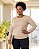 Blusa feminina básica decote redondo de viscolycra superlastic lisa Ref. 77.01 - Imagem 5