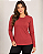 Blusa Fem. de Malha Canelada Térmica com Gola Careca -Ref. 77.05 - Imagem 6