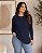 Blusa Feminina de Malha Canelada Confort, Assimétrica com Bico na Lateral - Ref 77.10 - Imagem 8