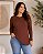 Blusa Feminina de Malha Canelada Confort, Assimétrica com Bico na Lateral - Ref 77.10 - Imagem 3