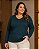 Blusa feminina de viscocrepe básica decote V Ref 77.14 - Imagem 6