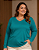 Blusa feminina de viscocrepe básica decote V Ref 77.14 - Imagem 7