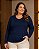 Blusa feminina de viscocrepe básica decote V Ref 77.14 - Imagem 5