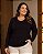 Blusa feminina de viscocrepe básica decote V Ref 77.14 - Imagem 4