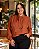 Blusa feminina de poli linho com gola gravata Ref 77.19 - Imagem 2