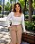 Blusa Feminina De Malha Canelada Térmica Com Decote Quadrado Ref 77.23 - Imagem 2