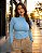 Blusa Feminina Básica Térmica com Gola Alta - Ref 77.31 - Imagem 1