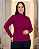 Blusa Feminina Básica de Malha Canelada Confort Gola Alta - Ref 77.33 - Imagem 6