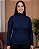 Blusa Feminina Básica de Malha Canelada Confort Gola Alta - Ref 77.33 - Imagem 2