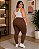 Calça feminina de suplex felpado, montaria com recorte - Ref 77.100 - Imagem 4